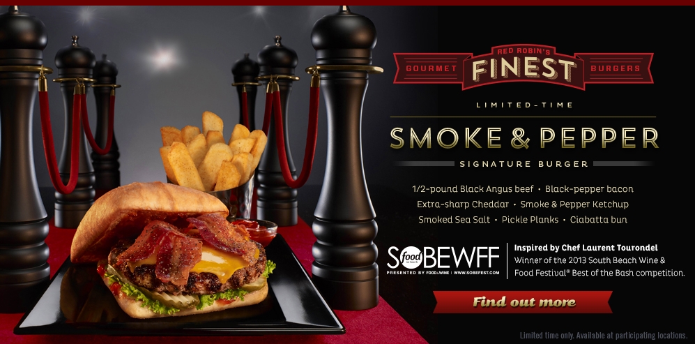Finest Smoke And Pepper Signature Burger