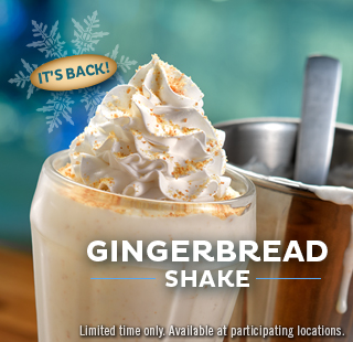 It's Back! The Gingerbread Shake