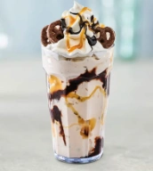 Kids Chocolate Covered Pretzel Milkshake
