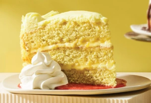 Lemon Cream Layer Cake
